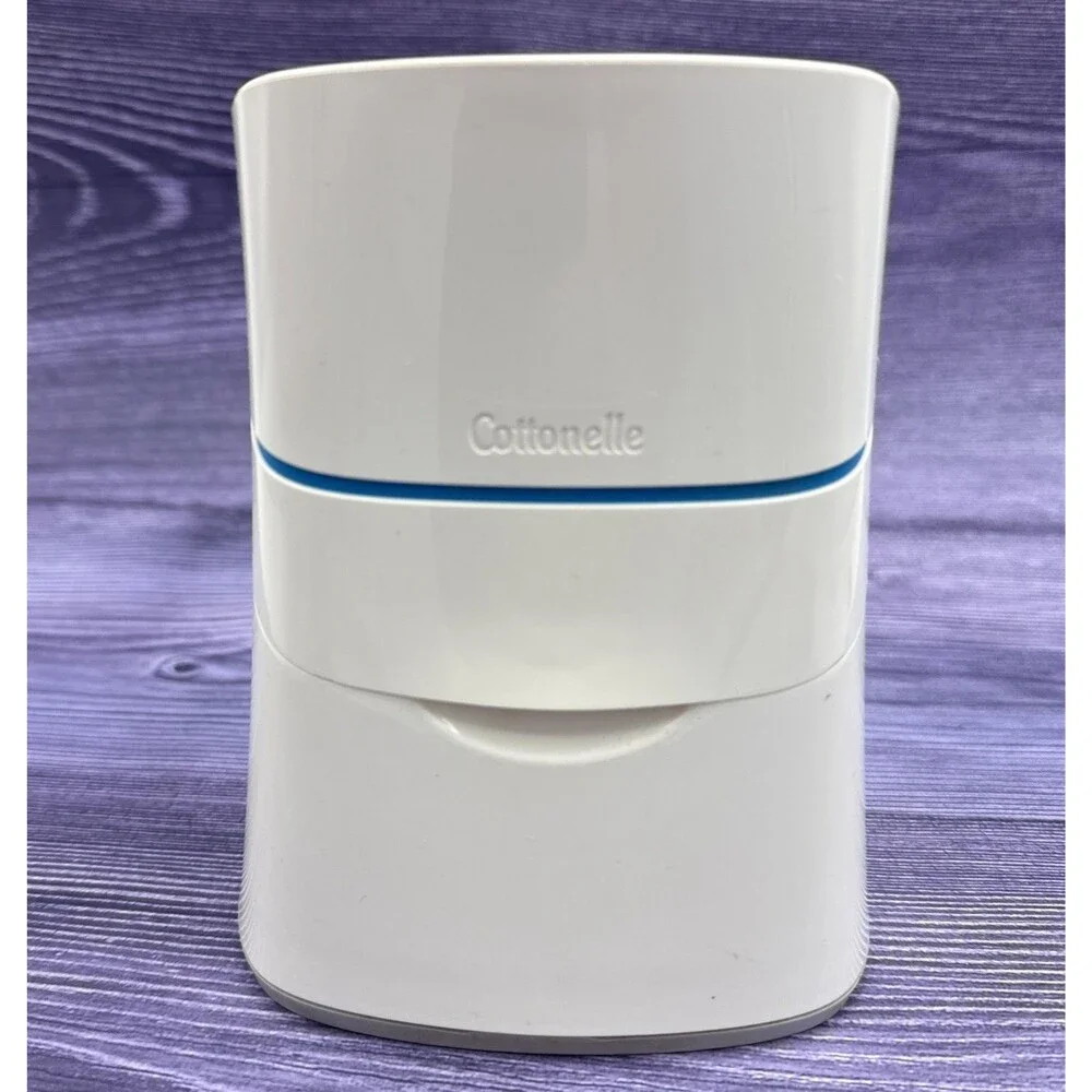 Cottonelle Fresh Roll Wipes Discontinued Plastic Dispenser Only White Blue